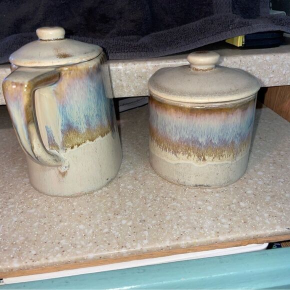 VINTAGE PADILLA creamer and sugar bowl - Picture 3 of 9